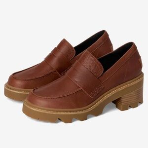 Sorel Brown Leather Loafers